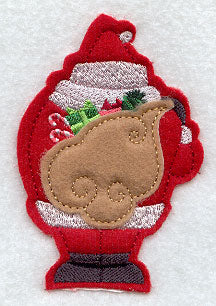 Santa Claus - Back (Crafty Cut Applique)