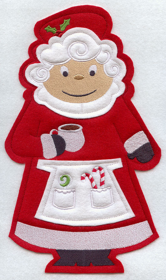 Mrs. Claus - Front (Crafty Cut Applique)