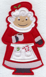 Mrs. Claus - Front (Crafty Cut Applique)