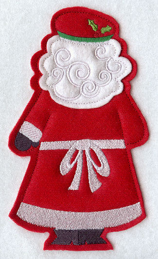 Mrs. Claus - Back (Crafty Cut Applique)