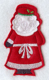 Mrs. Claus - Back (Crafty Cut Applique)