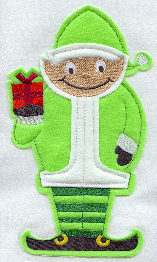 Christmas Elf - Front (Crafty Cut Applique)