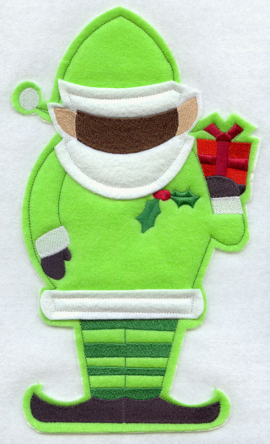Christmas Elf - Back (Crafty Cut Applique)