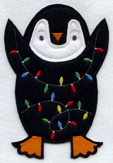 Christmas Penguin - Front (Crafty Cut Applique)