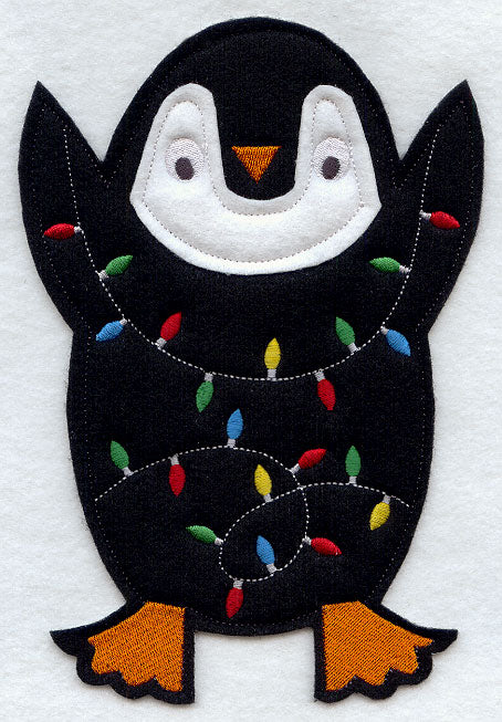Christmas Penguin - Front (Crafty Cut Applique)