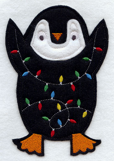 Christmas Penguin - Front (Crafty Cut Applique)