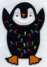 Christmas Penguin - Front (Crafty Cut Applique)
