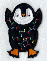 Christmas Penguin - Front (Crafty Cut Applique)