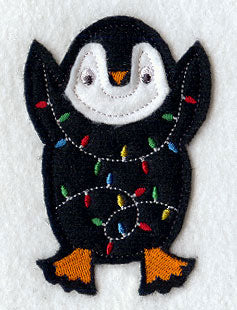 Christmas Penguin - Front (Crafty Cut Applique)