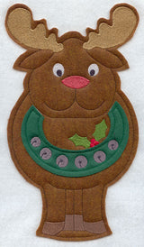 Reindeer - Front (Crafty Cut Applique)