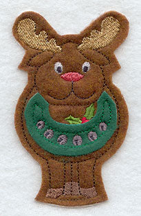 Reindeer - Front (Crafty Cut Applique)