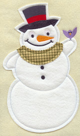 Snowman - Front (Crafty Cut Applique)