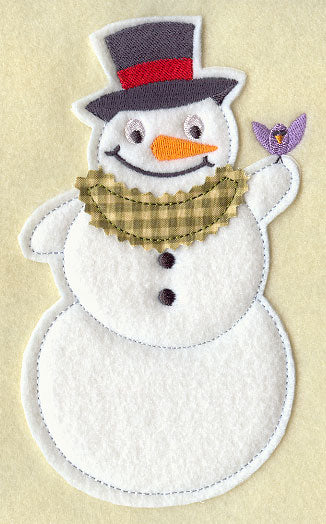 Snowman - Front (Crafty Cut Applique)