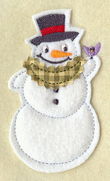 Snowman - Front (Crafty Cut Applique)