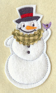 Snowman - Front (Crafty Cut Applique)