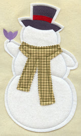 Snowman - Back (Crafty Cut Applique)