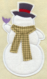Snowman - Back (Crafty Cut Applique)