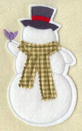 Snowman - Back (Crafty Cut Applique)