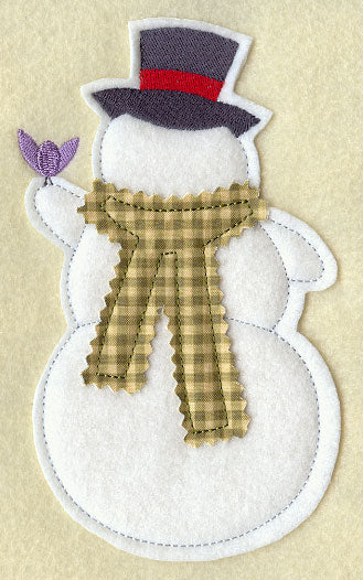 Snowman - Back (Crafty Cut Applique)