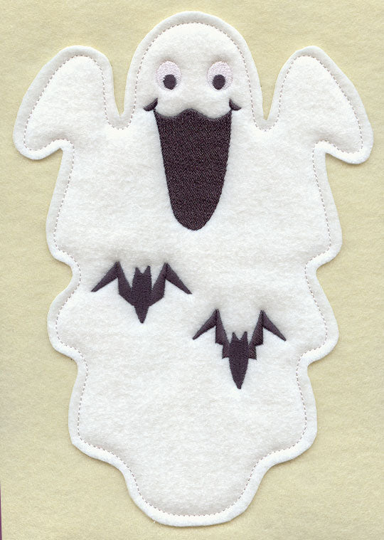 Ghost - Front (Crafty Cut Applique)