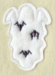 Ghost - Back (Crafty Cut Applique)