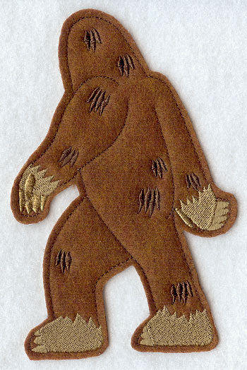 Yeti - Back (Crafty Cut Applique)