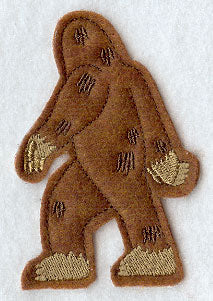 Yeti - Back (Crafty Cut Applique)