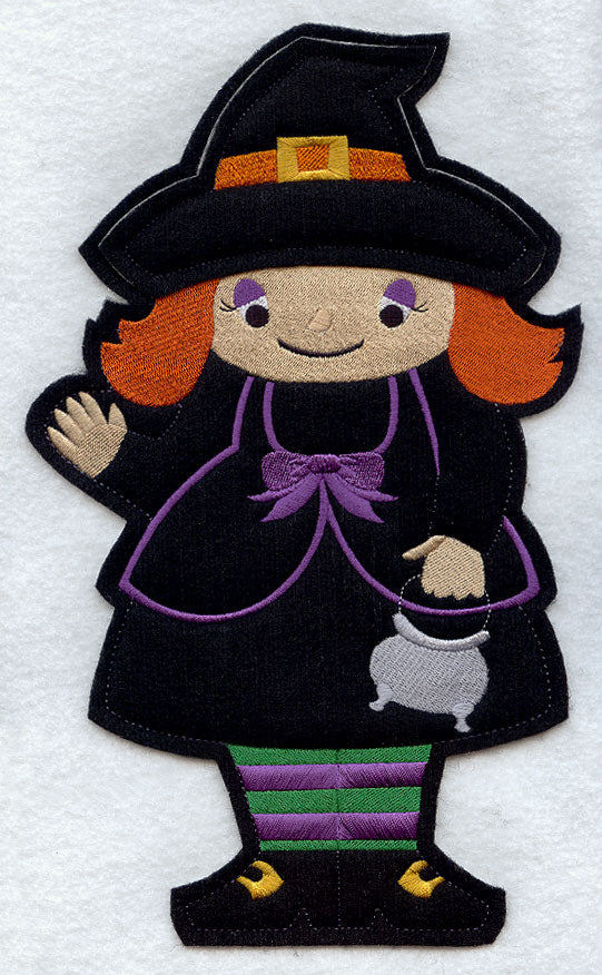 Witch - Front (Crafty Cut Applique)