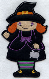 Witch - Front (Crafty Cut Applique)