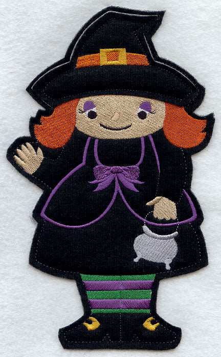 Witch - Front (Crafty Cut Applique)