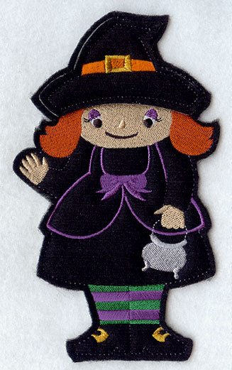 Witch - Front (Crafty Cut Applique)
