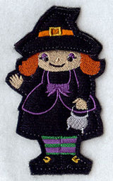 Witch - Front (Crafty Cut Applique)