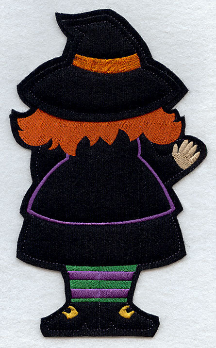 Witch - Back (Crafty Cut Applique)