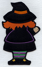Witch - Back (Crafty Cut Applique)