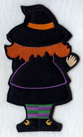 Witch - Back (Crafty Cut Applique)
