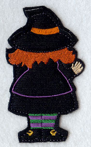 Witch - Back (Crafty Cut Applique)