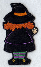 Witch - Back (Crafty Cut Applique)