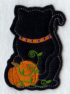Black Cat - Back (Crafty Cut Applique)
