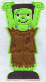 Frankenstein's Monster - Front (Crafty Cut Applique)