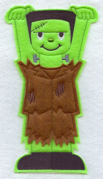 Frankenstein's Monster - Front (Crafty Cut Applique)