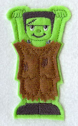 Frankenstein's Monster - Front (Crafty Cut Applique)