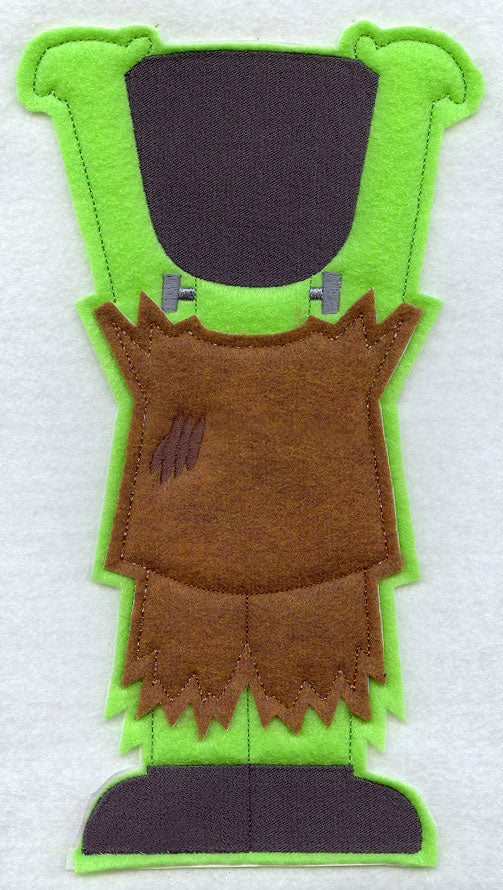Frankenstein's Monster - Back (Crafty Cut Applique)