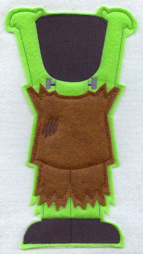 Frankenstein's Monster - Back (Crafty Cut Applique)