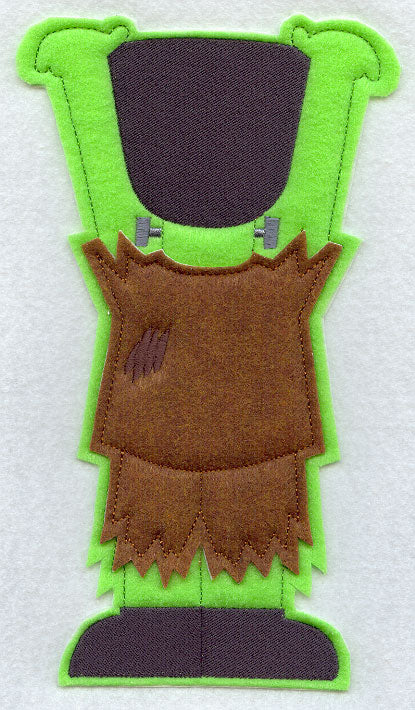 Frankenstein's Monster - Back (Crafty Cut Applique)