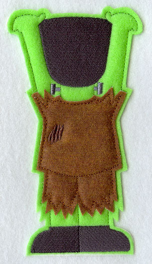Frankenstein's Monster - Back (Crafty Cut Applique)