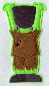 Frankenstein's Monster - Back (Crafty Cut Applique)