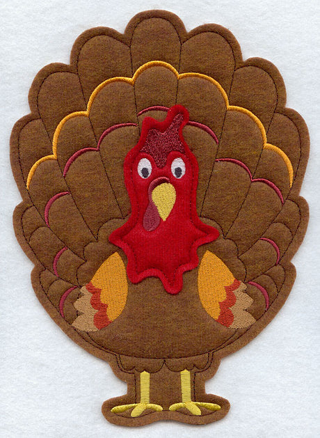 Tom Turkey - Front (Crafty Cut Applique)