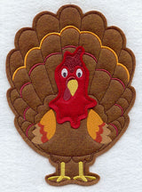 Tom Turkey - Front (Crafty Cut Applique)