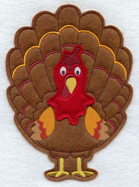 Tom Turkey - Front (Crafty Cut Applique)