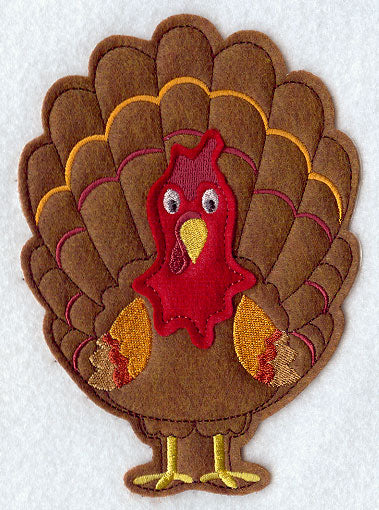 Tom Turkey - Front (Crafty Cut Applique)